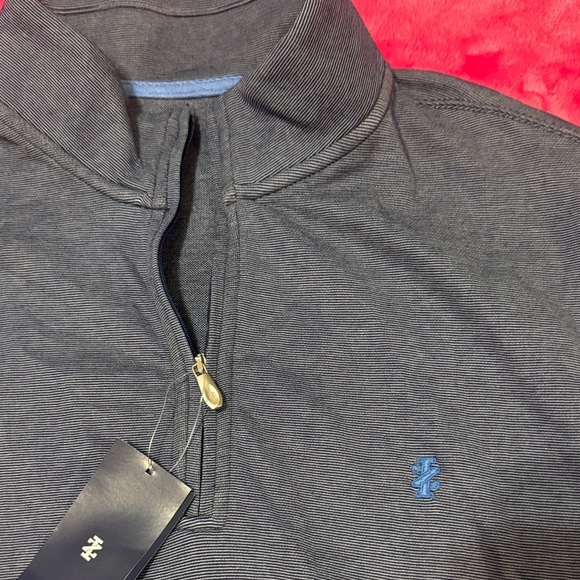 Izod Navy Blue Lightweight Shirt Jacket - Picture 2 of 4